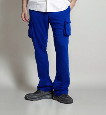 Royal Blue Slim-Fit Cargo Jogger 